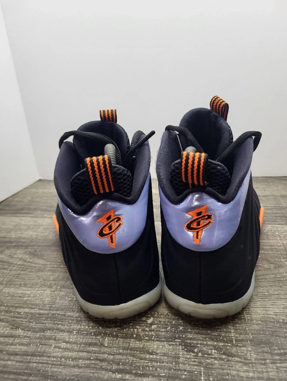 Nike Little Posite One GS Twilight Pulse Orange Black Shoes 644791-008 Size 6Y